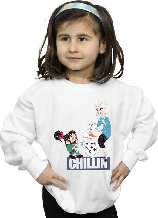 Image du produit Disney - Sweat WRECK IT RALPH ELSA AND VANELLOPE - Fille (152, 158)