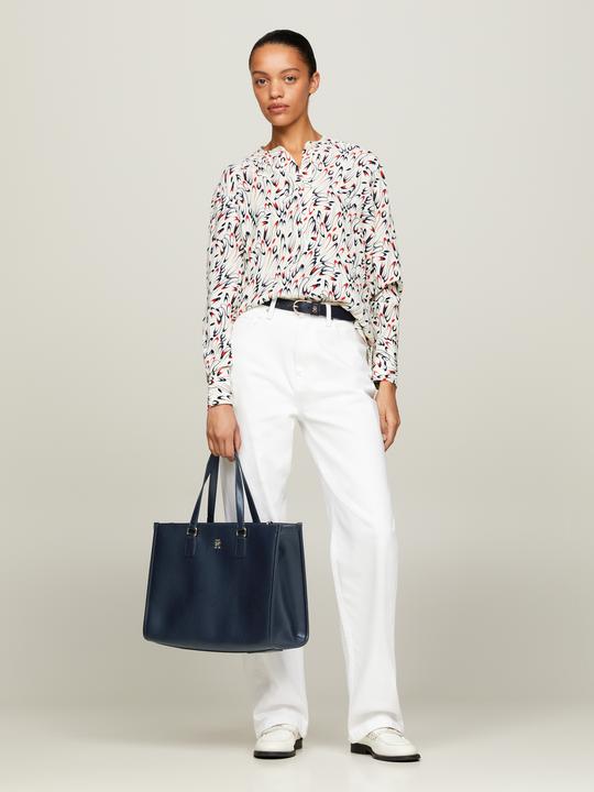 Actual product image Tommy Hilfiger Handbag Monotype - Navy blue