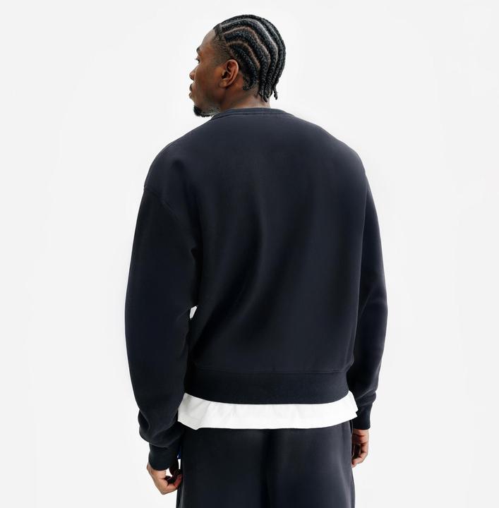 Actual product image Decathlon Sweatshirt Herren Oversized Rundhals - schwarz (L)