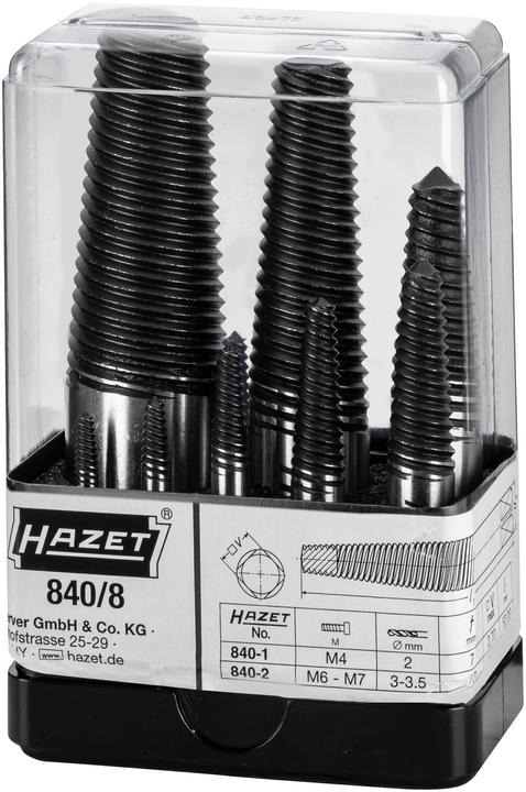 Immagine prodotto HAZET Serie di estrattori viti 840/8 ∙ Numero utensili: 8