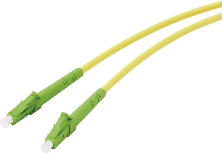 Image du produit Vivanco Câble réseau en fibre optique, LC/APC mâle <> LC/APC mâle, 10Gbit/s, 5m, jaune (UTP, CAT6, 5 m)