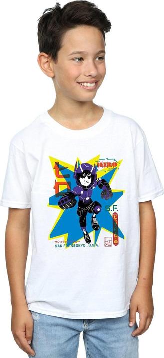 Actual product image Disney Boys Big Hero 6 Hiro Anime T-Shirt (116)