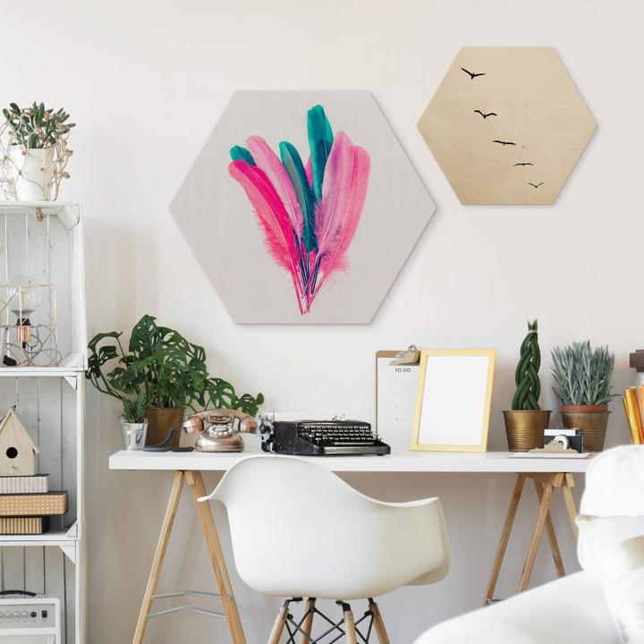 Immagine prodotto Trenddeko Bouquet di piume (55 x 47 cm)