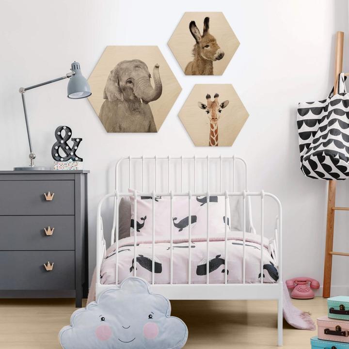 Image du produit Trenddeko Bébé girafe (55 x 47 cm)