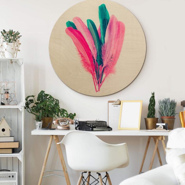 Immagine prodotto Trenddeko Bouquet di piume (Ø 30 cm)
