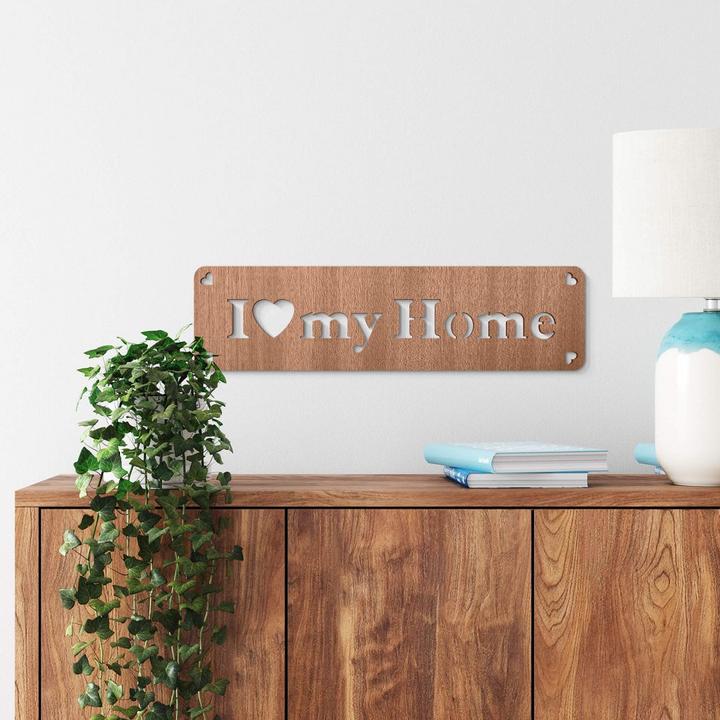 Actual product image Trenddeko I love my home (50 x 13 cm)
