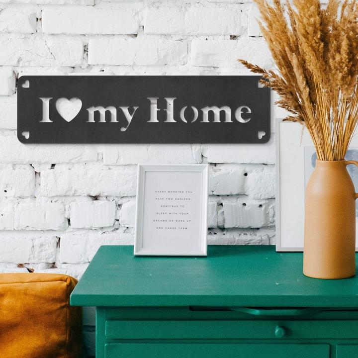 Image du produit Trenddeko J'aime ma maison (30 x 8 cm)