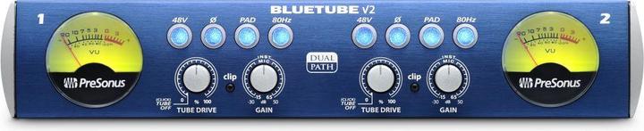 Image du produit PreSonus Blue Tube DP V2 Préampli micro à tubes à deux canaux (Préamplificateurs)