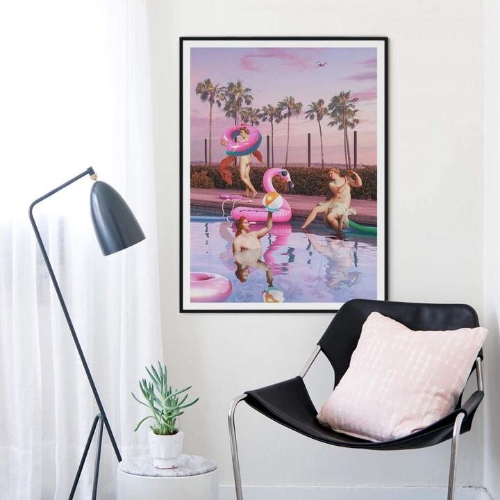 Image du produit Trenddeko Fête de la piscine (80 x 100 cm)