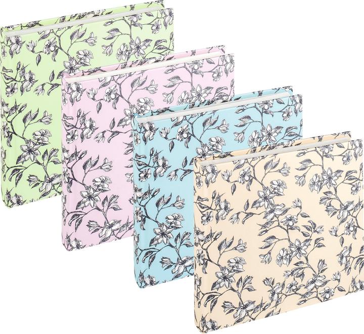 Actual product image Walther Design Bloomy color assorted - 18 x 18 - 30 white pages book album FA228 (18 x 18 cm)