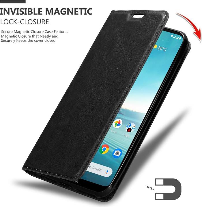 Image du produit Cadorabo Book Couverture magnétique invisible (Nokia 3.4)