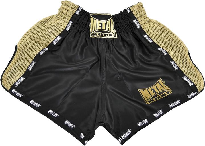 Actual product image MetalBoxe Short Thai/Kick Extrem Noir Gold (XL)