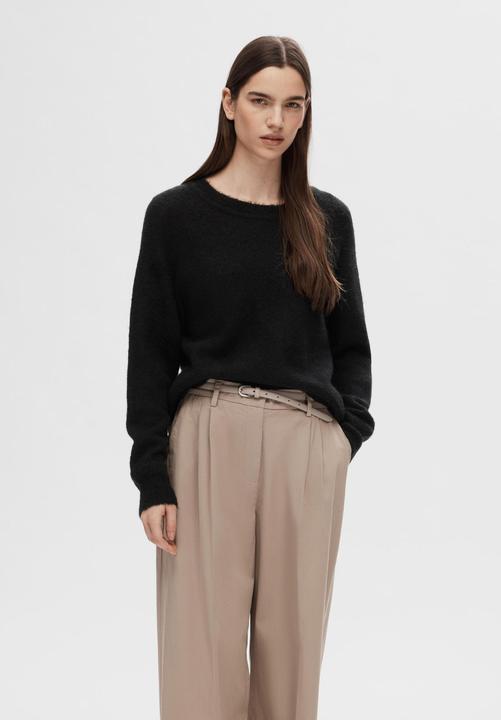 Produktbild Selected Femme Rundhalsausschnitt Woll Pullover (XXL)