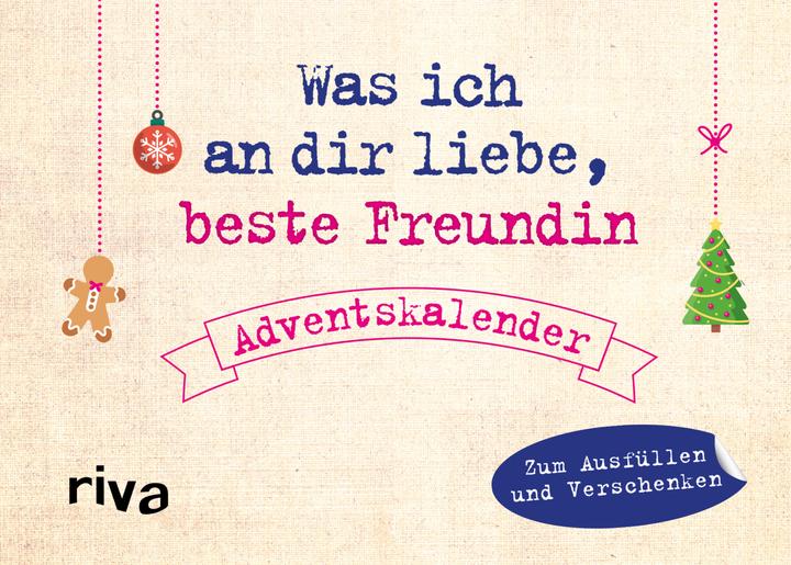 Produktbild Was ich an dir liebe, beste Freundin – Adventskalender