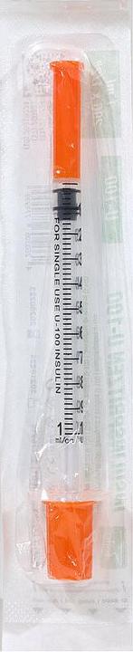 Actual product image Teqler Insulin syringes U100 0.33x13mm (Insulin injections)