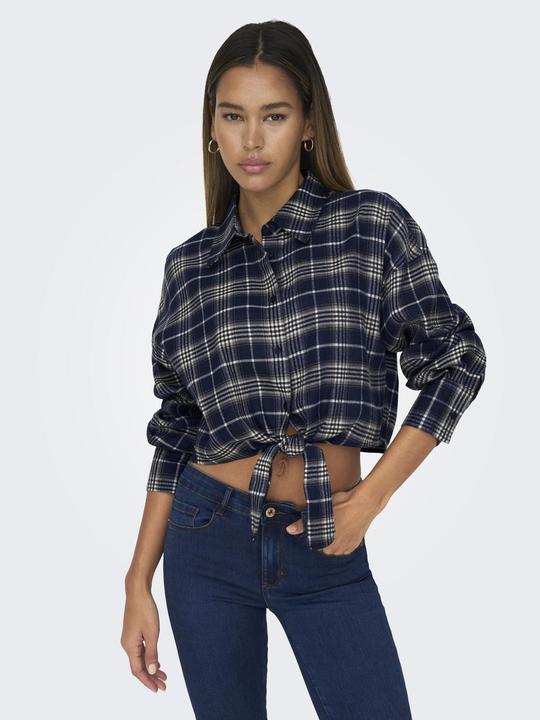 Actual product image Only Check long sleeve shirt (XL)