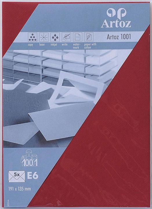 Immagine prodotto Artoz 1001 Buste rosso vino (E6, 5 x)