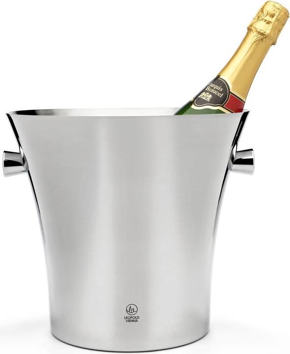 Image du produit Leopold Vienna Seau à champagne Paroi simple, acier inoxydable (Bouchon de champagne)