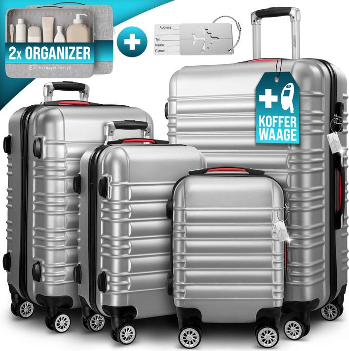 Image du produit Monzana Valise rigide avec accessoires Lot de 4