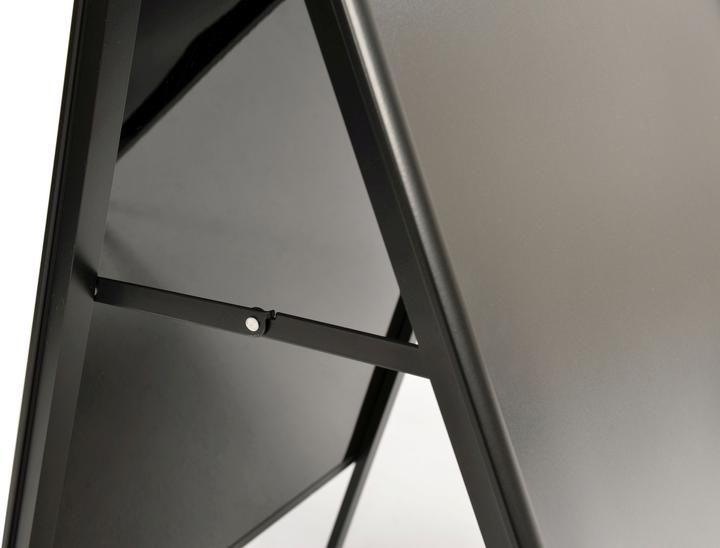 Image du produit Update Displays Panneau de trottoir argenté DIN A1 2 compartiments (A1)