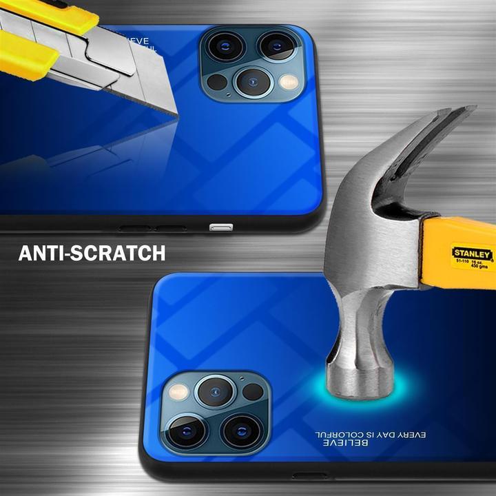 Produktbild Cadorabo TPU 2 Farben Glas Cover (Apple iPhone 12 Pro Max)