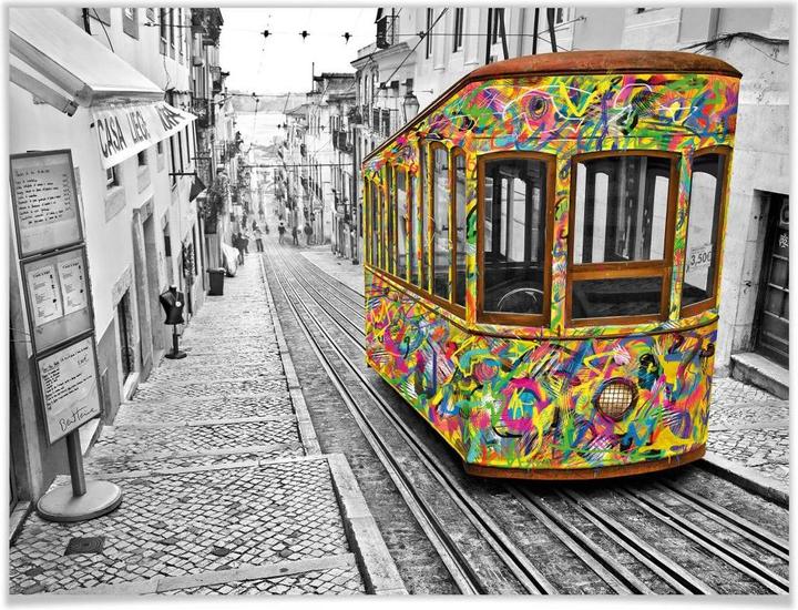 Immagine prodotto Trenddeko Ben Heine - Tram a Lisbona (60 x 50 cm)