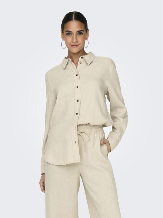 Actual product image JdY Loose fit Shirt collar Sleeve cuffs with button Voluminous sleeve cut Shirt Shirt (XS)