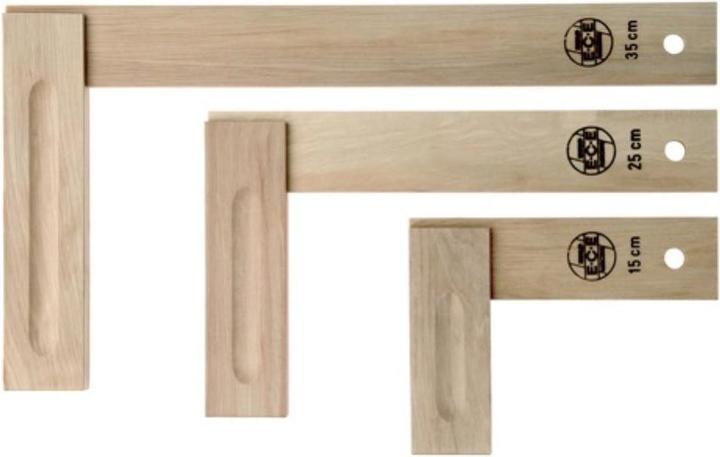 Immagine prodotto ECE Squadra da falegname 227 Lunghezza della gamba 350 mm senza smussatura Gamba corta 175 mm