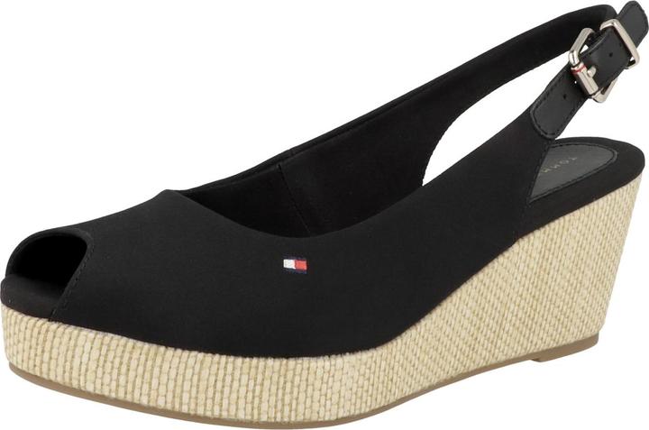 Tommy Hilfiger Iconic Elba Sling Back Wedge-39 (39)