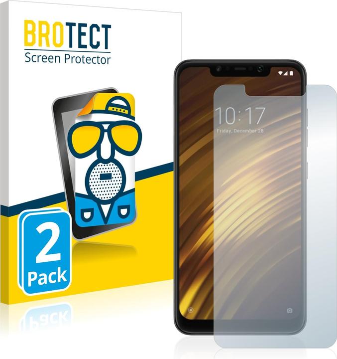 Productafbeelding BROTECT Antireflecterende schermbeschermer mat (2 Stuk, Xiaomi Pocophone F1)