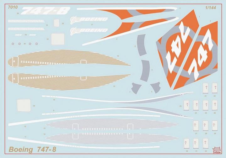 Immagine prodotto Carson 1:144 Aereo passeggeri Boeing 747-8