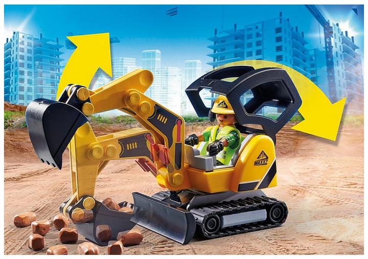 Image du produit Playmobil Mini-pelle avec composant (70443, Playmobil City Action)
