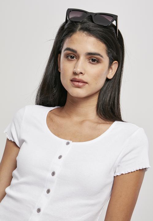 Produktbild Urban Classics Ladies Cropped Button Up Rib Tee (XL)
