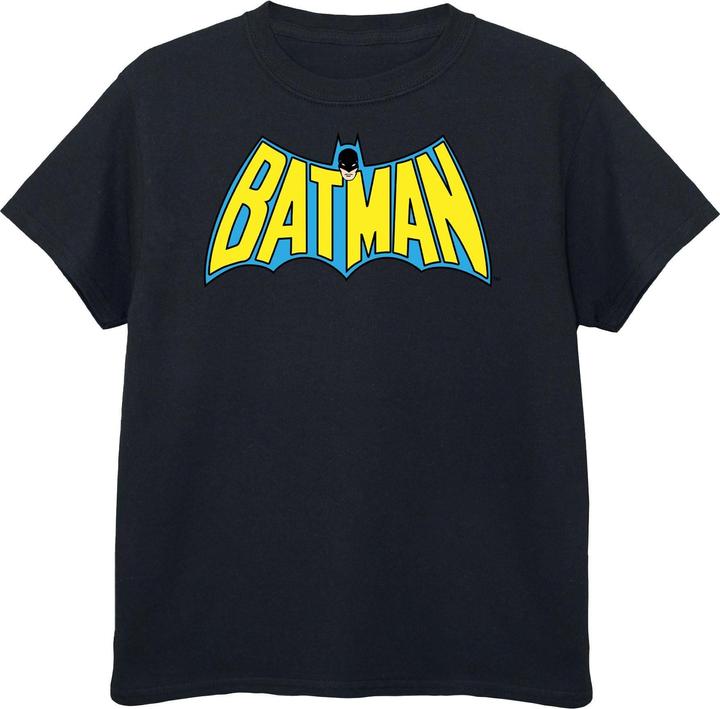 Actual product image Batman Boys Retro Logo Cotton T-Shirt (140, 146)