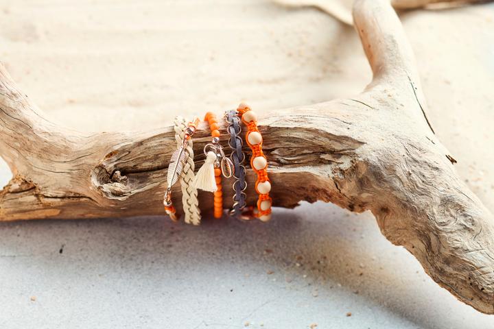 Image du produit Topp Parure de bijoux boho Sun & Joy (orange)
