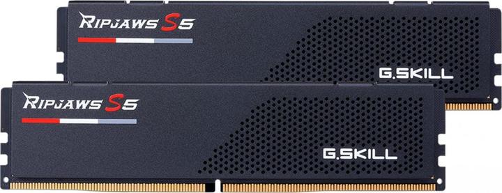 Productafbeelding G.Skill Ripjaws S5 Zwart 64GB DDR5 5600-30, F5-5600J3036D32GX2-RS5K (2 x 32GB, 5600 MHz, DDR5 RAM, DIMM 288 pin)