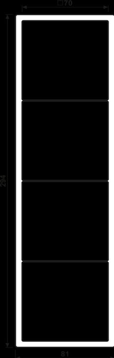 Actual product image JUNG Mounting frame 4f go glz LS / LS 990 GO2984