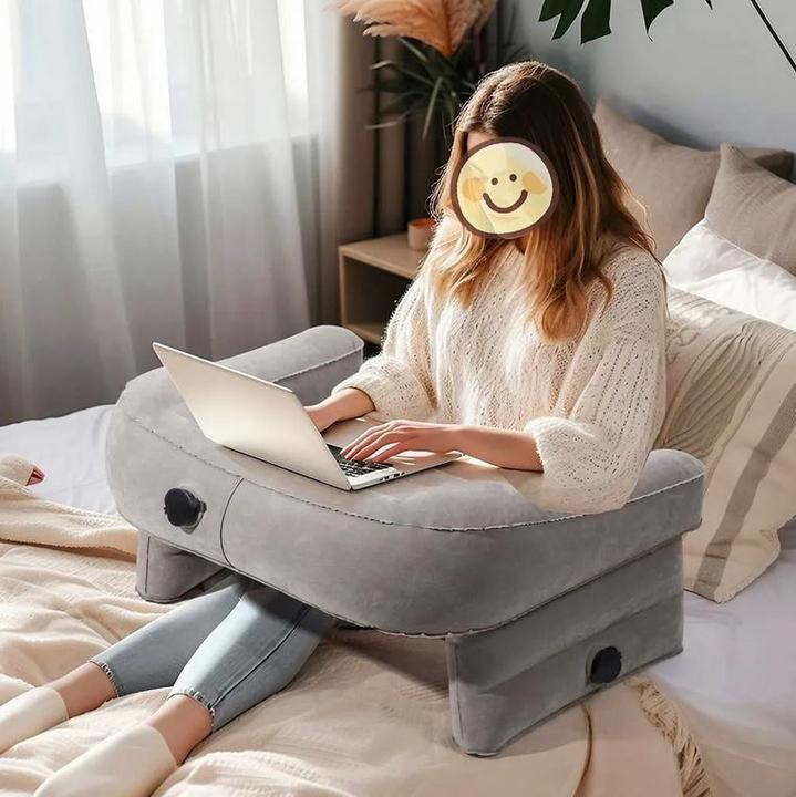 Image du produit Dema Coussin de lecture Accoudoirs Coussin gonflable pour ordinateur portable Gris