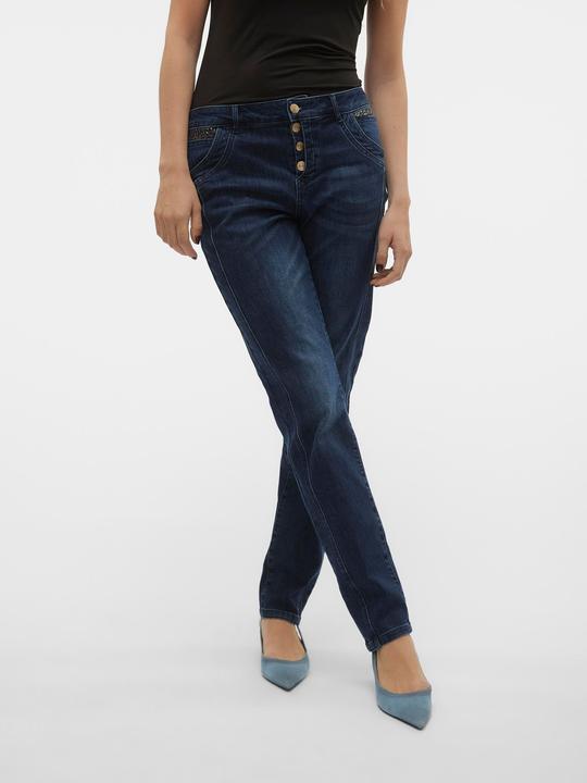 Produktbild Vero Moda VMMINE Mid Rise Gerade geschnitten Jeans Straight-Fit (32)