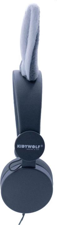 Actual product image Kidywolf Headphones with cable & detachable wolf ears