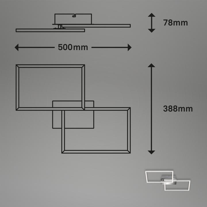 Actual product image Briloner Frame (3300 lm)