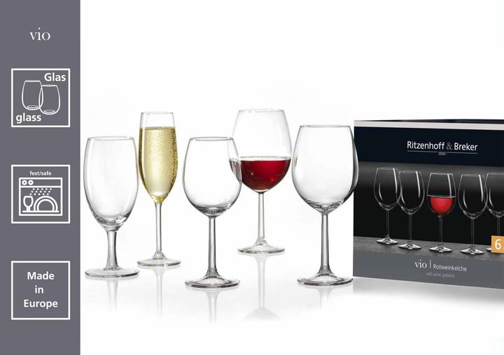 Productafbeelding Ritzenhoff & Breker Biertulp 'Vio' Set van 6 (0.38 l, 6 x)