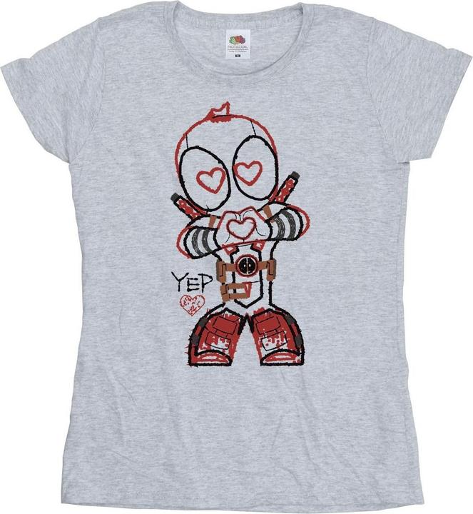 Produktbild Deadpool Love Beam Line TShirt (XL)