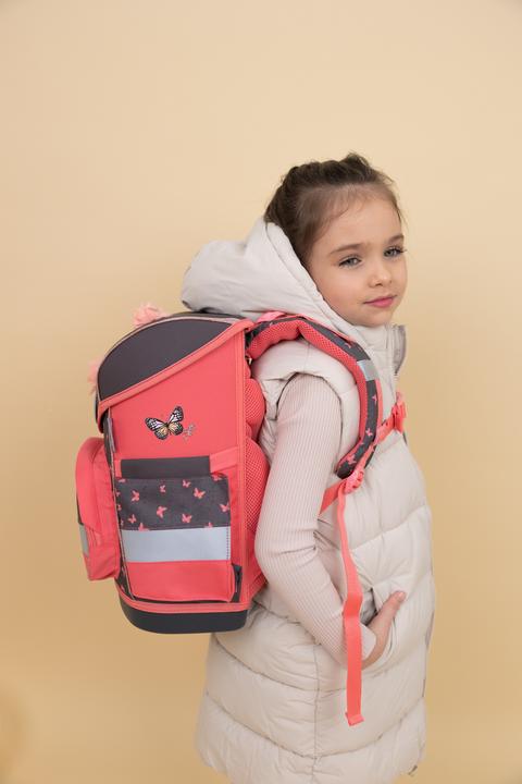 Actual product image Belmil Compact Schulranzen Set 4teilig mit Brustgurt (19 l)