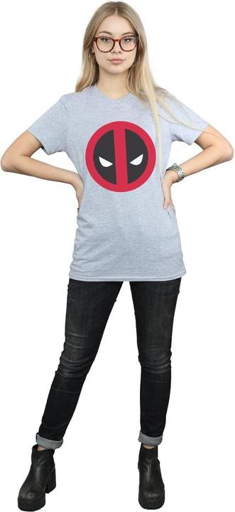 Immagine prodotto Deadpool Large Clean Logo Maglietta Ampia Donna (3XL)