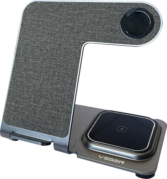 Actual product image Veger Y9 Wireless Charger for mobile/ smart watch/ iPod (20 W)