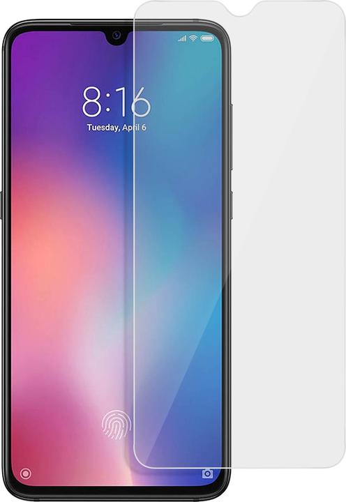 Actual product image Avizar Crystal clear film, glass screen protector (1 Piece, Mi 9)