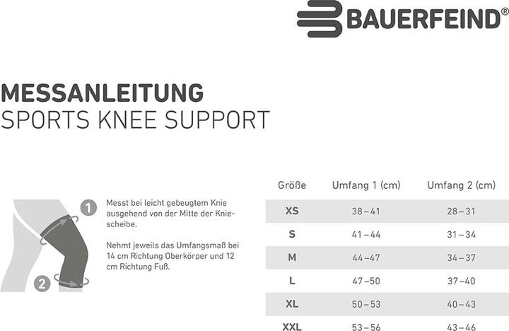 Actual product image Bauerfeind Sports Knee Support (XL)