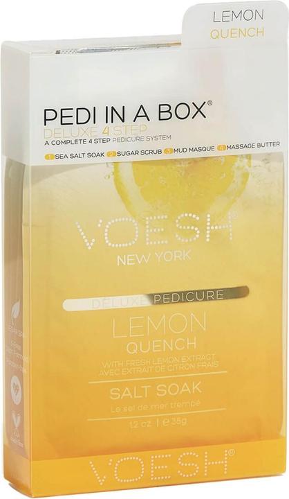 Immagine prodotto Voesh Pedi Lemon Quench (Crema piedi e gel piedi, Maschera del piede, Pediluvio)