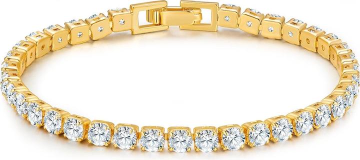 Glanzstücke München Damen Sterling Silber Zirkonia Gelbgold - 34414